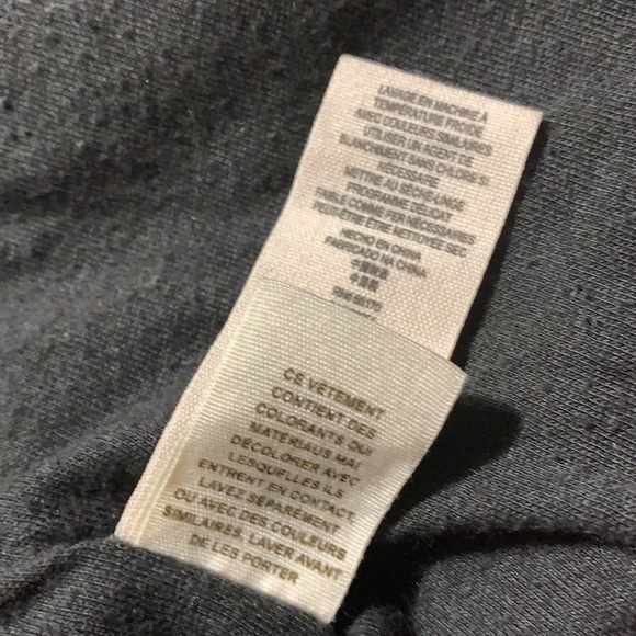 Free People Black vegan Leather denim Jacket with Shawl worn two ways sz2 - Picture 9 of 9